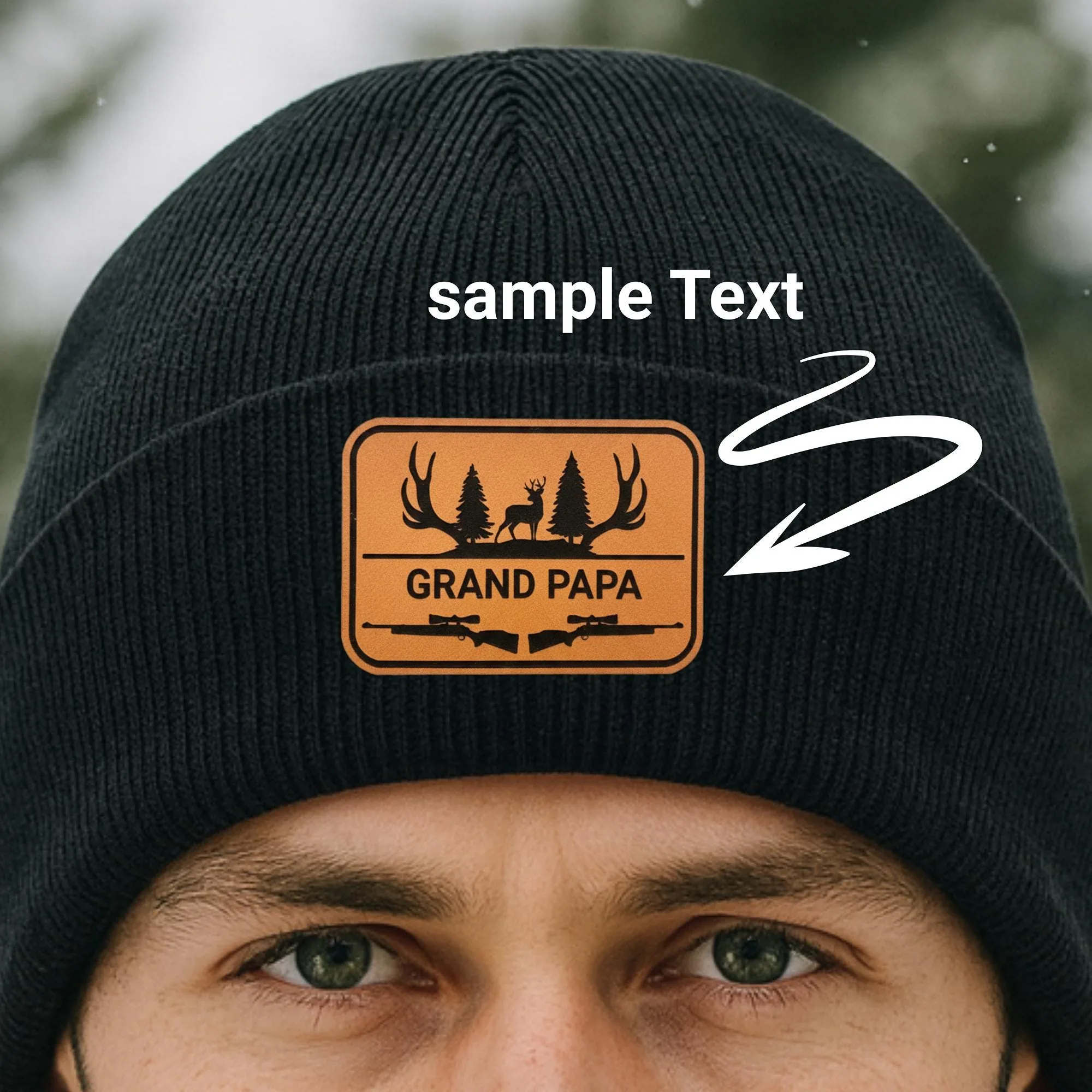 View 2 of Custom Name Beanie