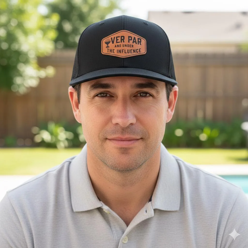 View 4 of Over Par Under Influence Golf Hat