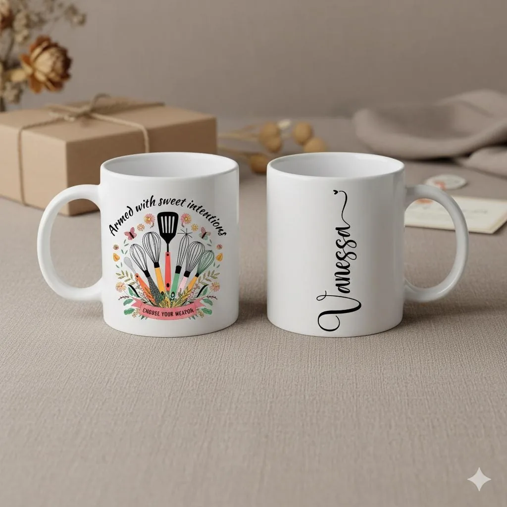 View 3 of Personalized Baking Coffee Mug