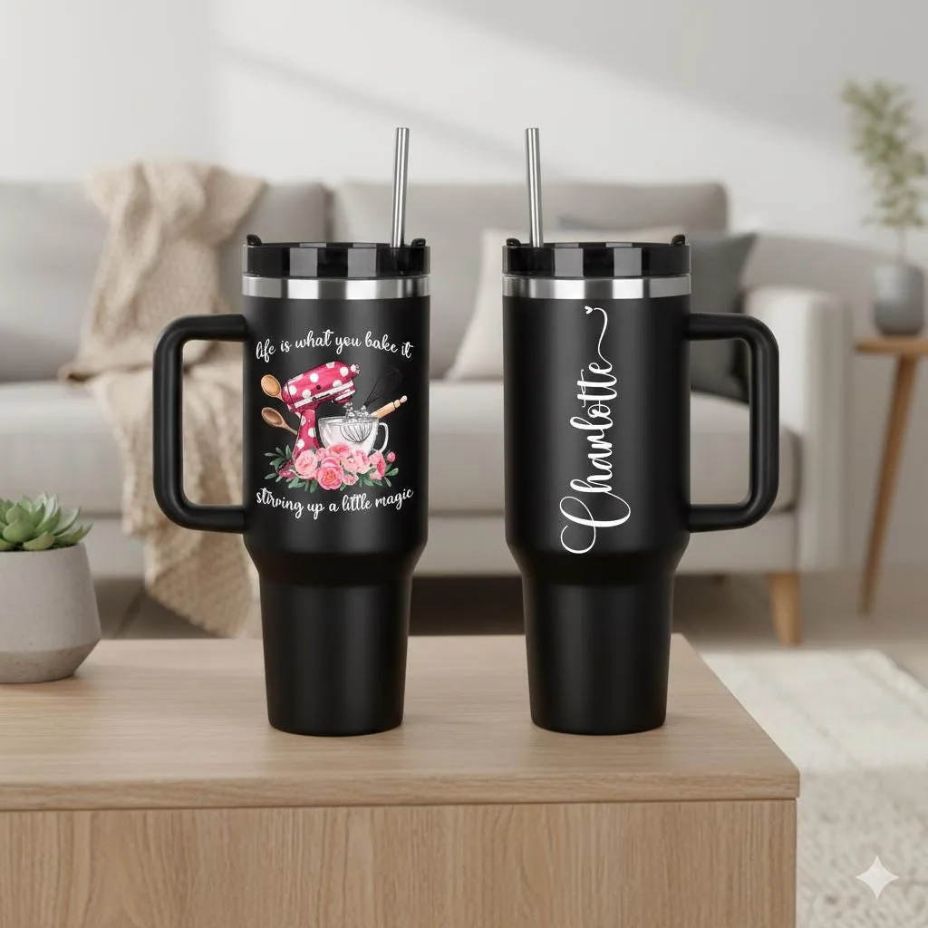 View 2 of Personalized Baking Tumbler