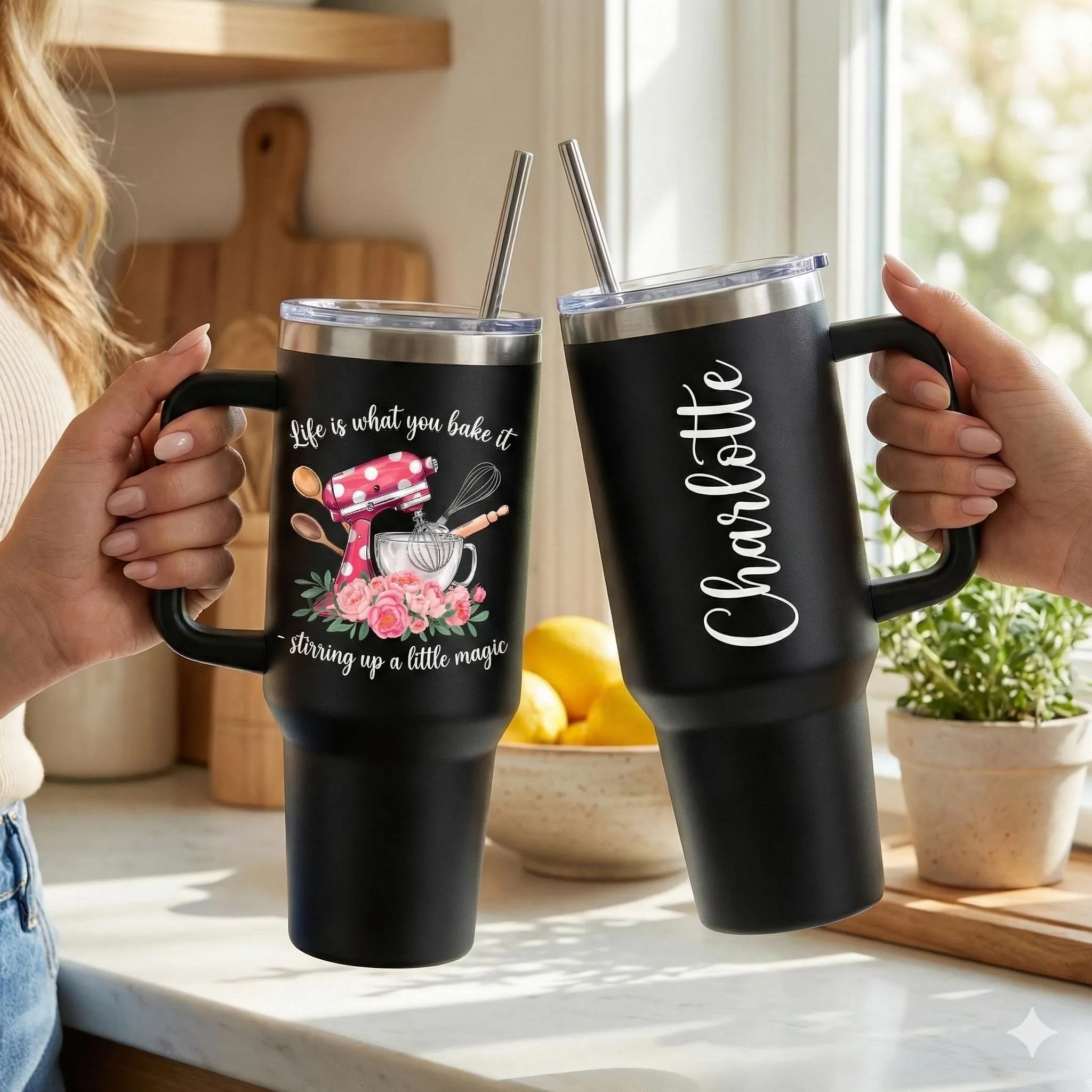 View 6 of Personalized Baking Tumbler