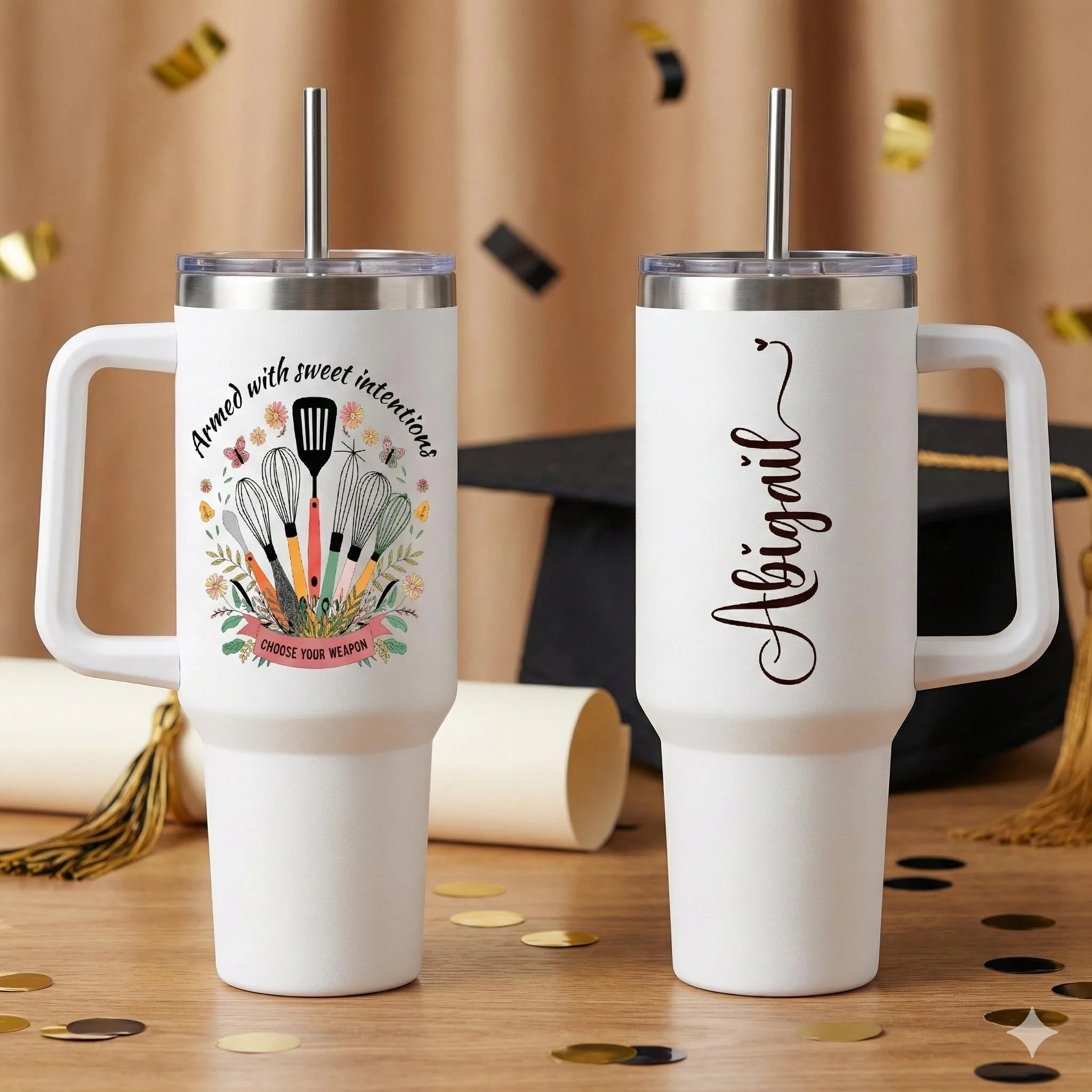 View 2 of Personalized Baking Tumbler