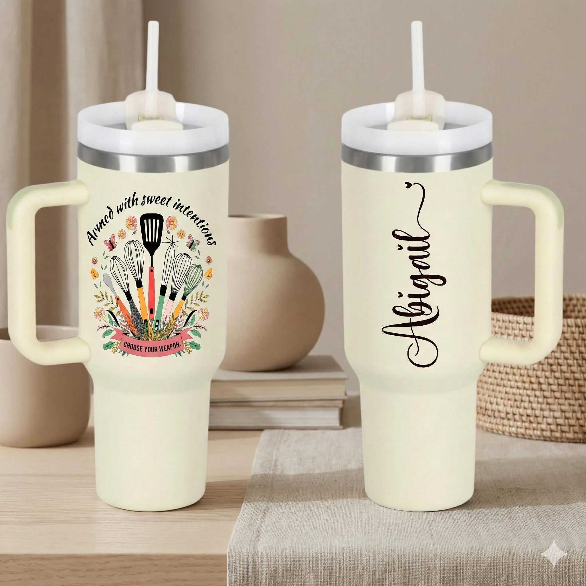 View 3 of Personalized Baking Tumbler