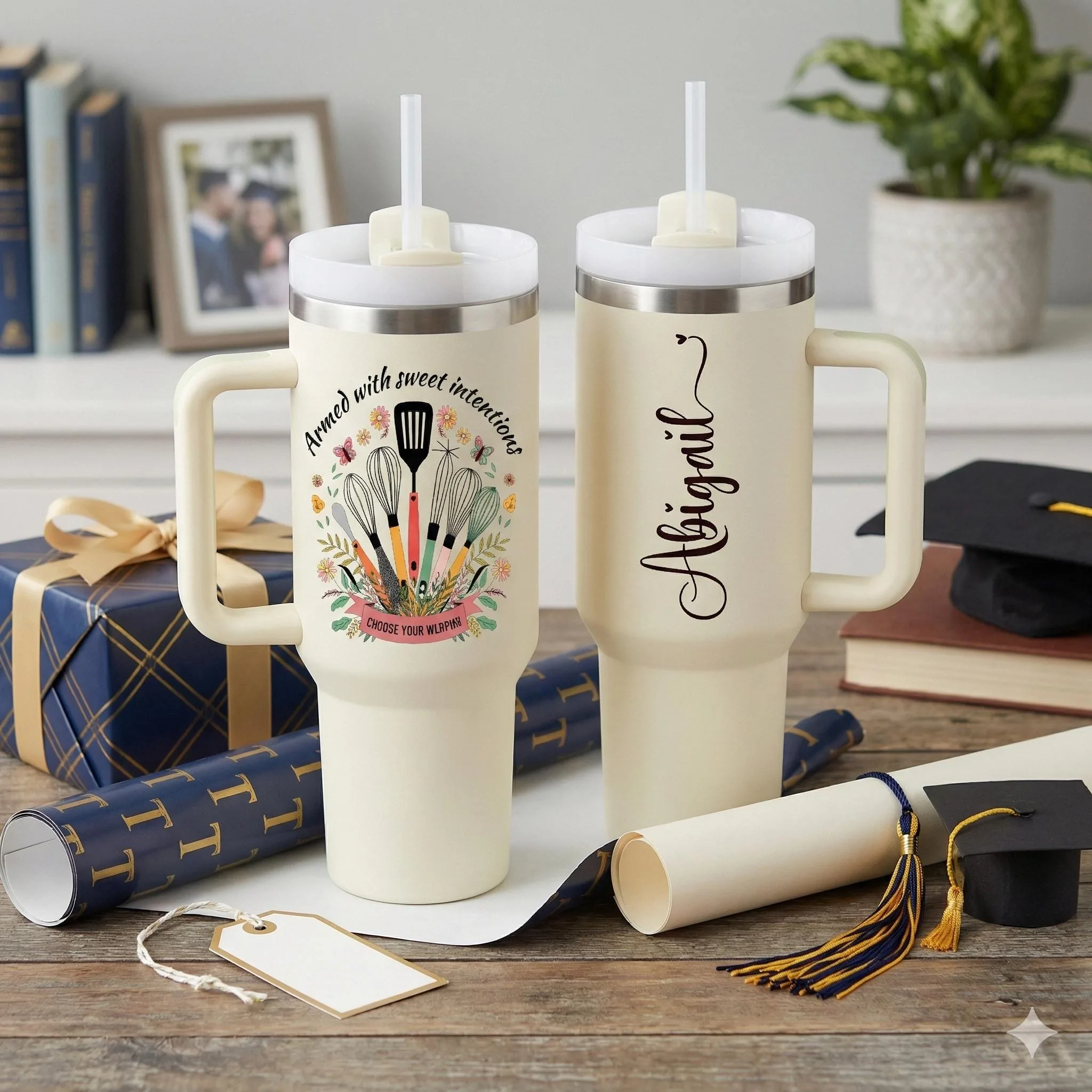 View 4 of Personalized Baking Tumbler