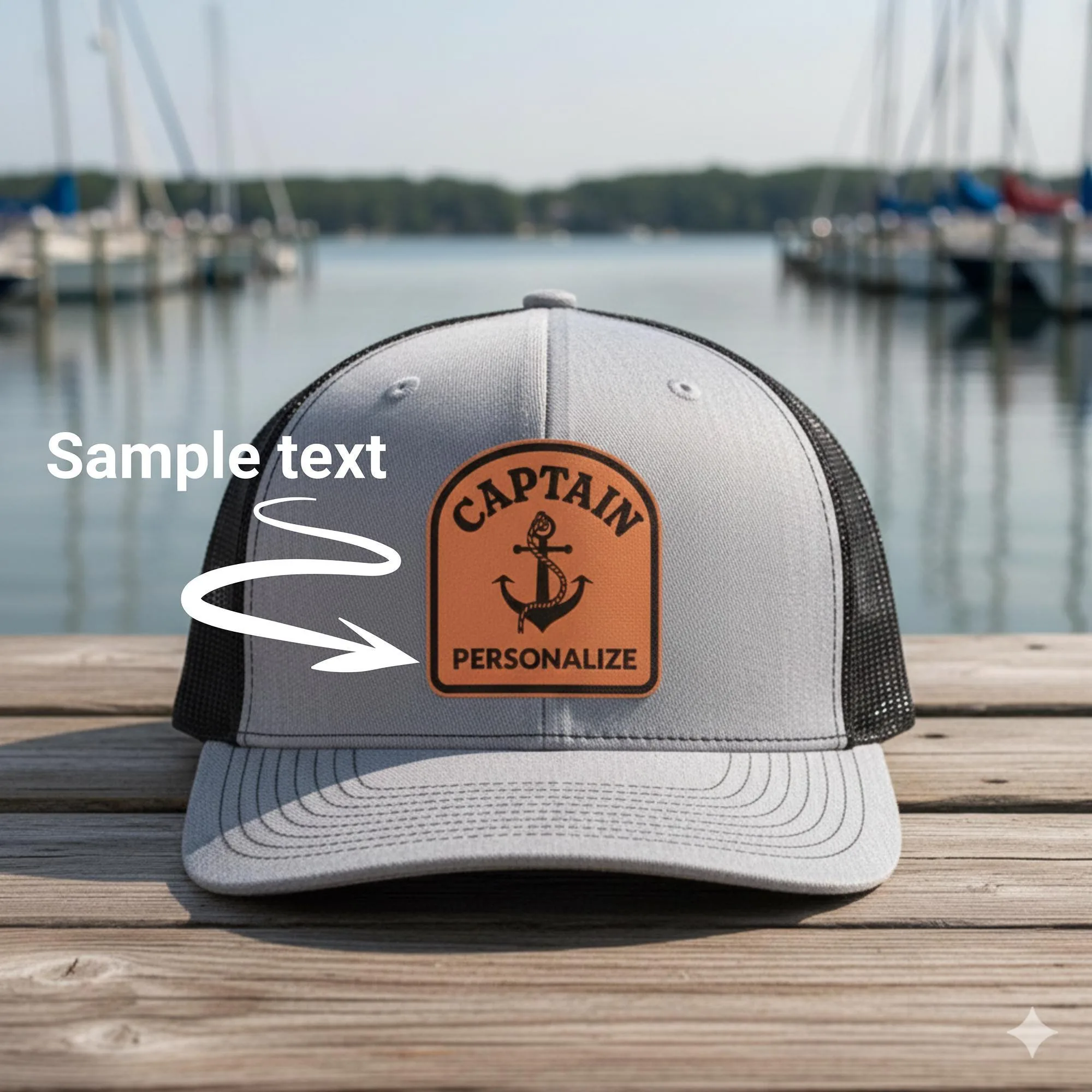 Personalized Captain Trucker Hat