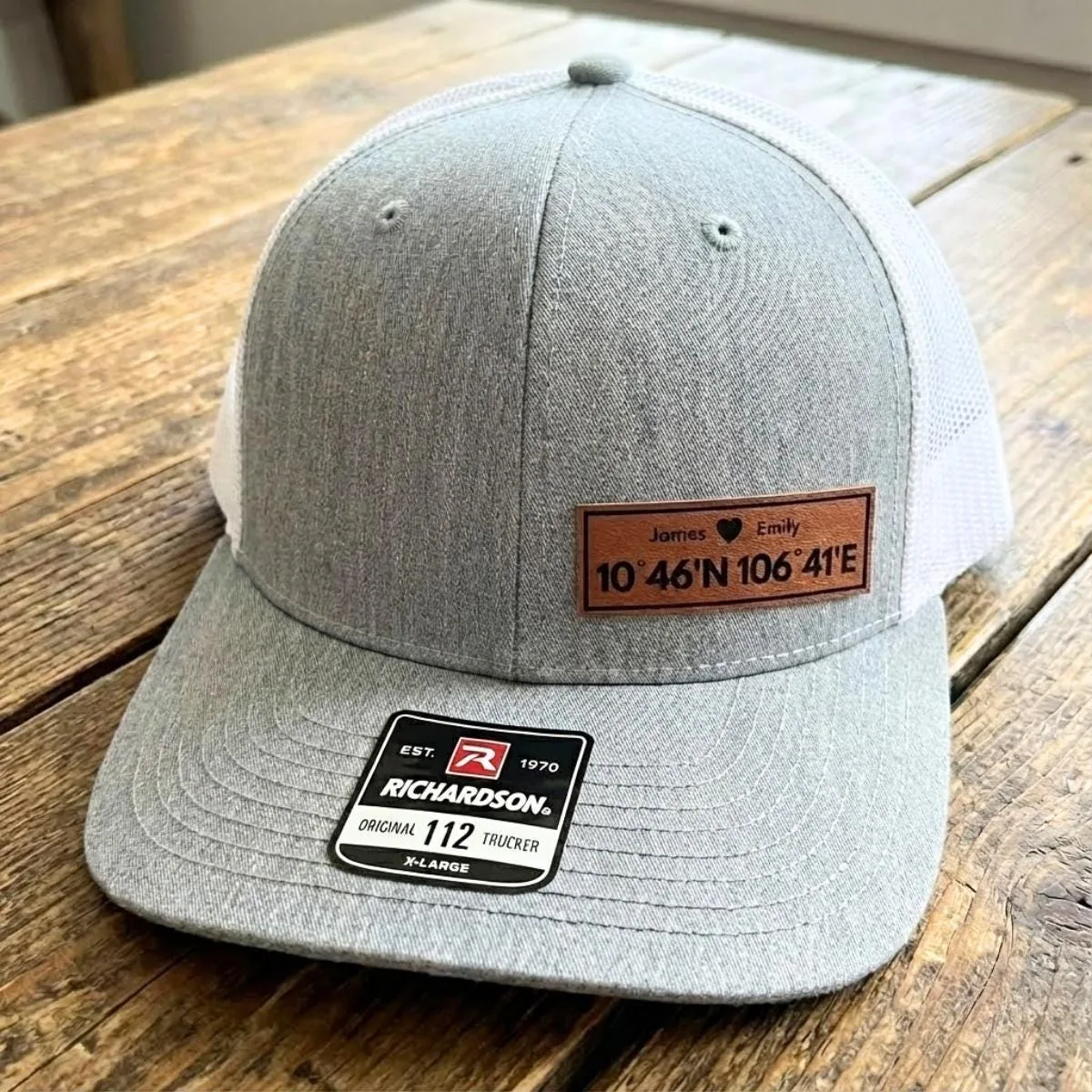 View 5 of Personalized Coordinates Trucker Hat