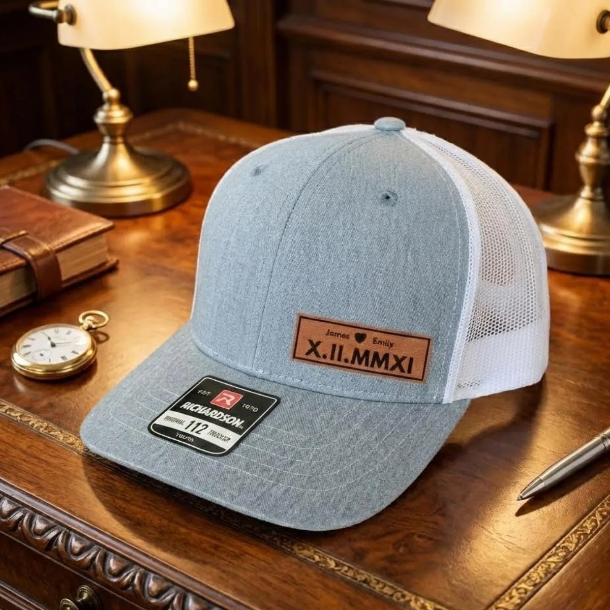 View 6 of Personalized Coordinates Trucker Hat
