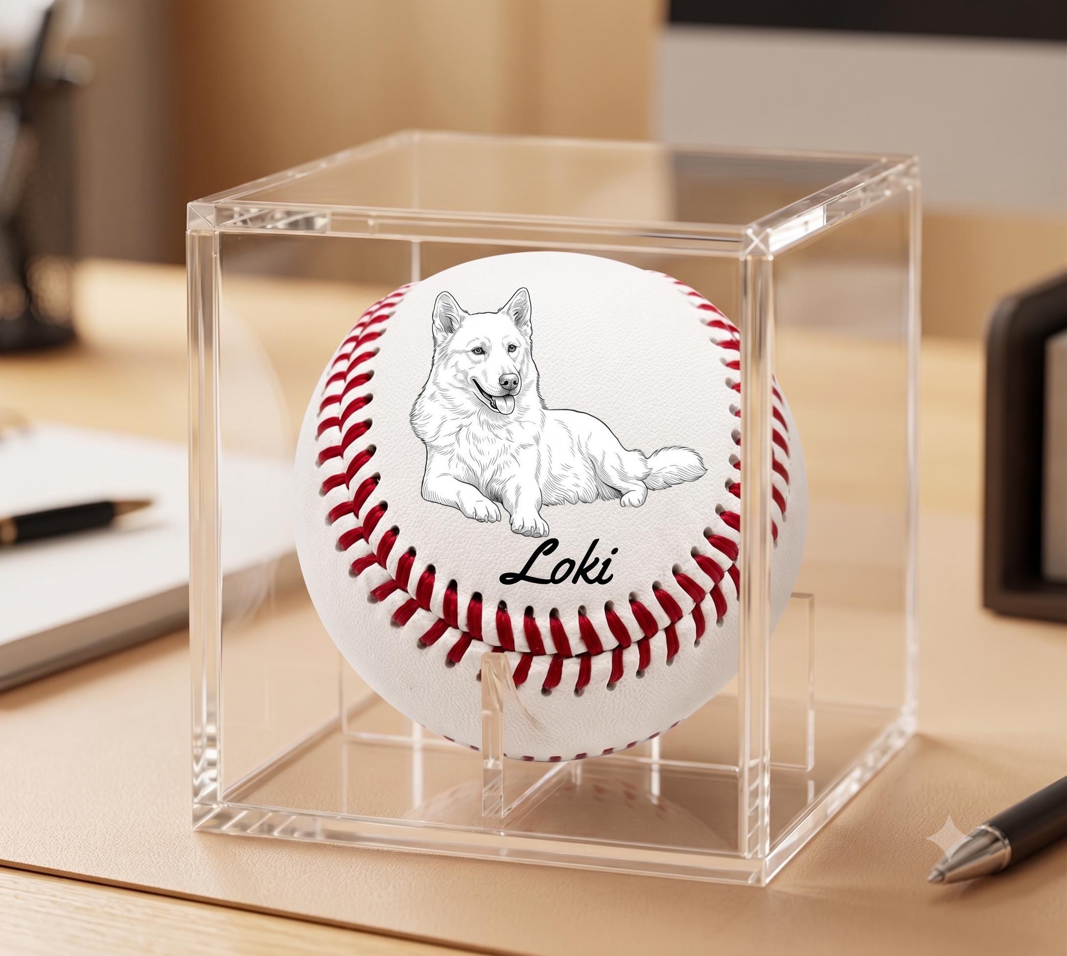 View 2 of Personalized Laser Engraved Baseball