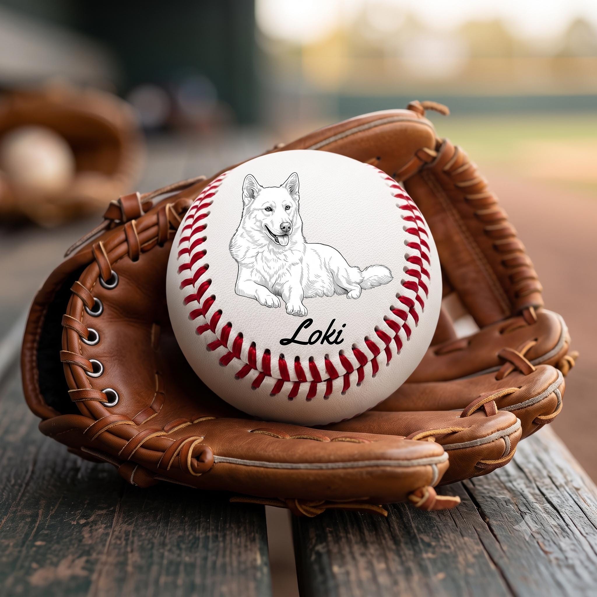 View 5 of Personalized Laser Engraved Baseball