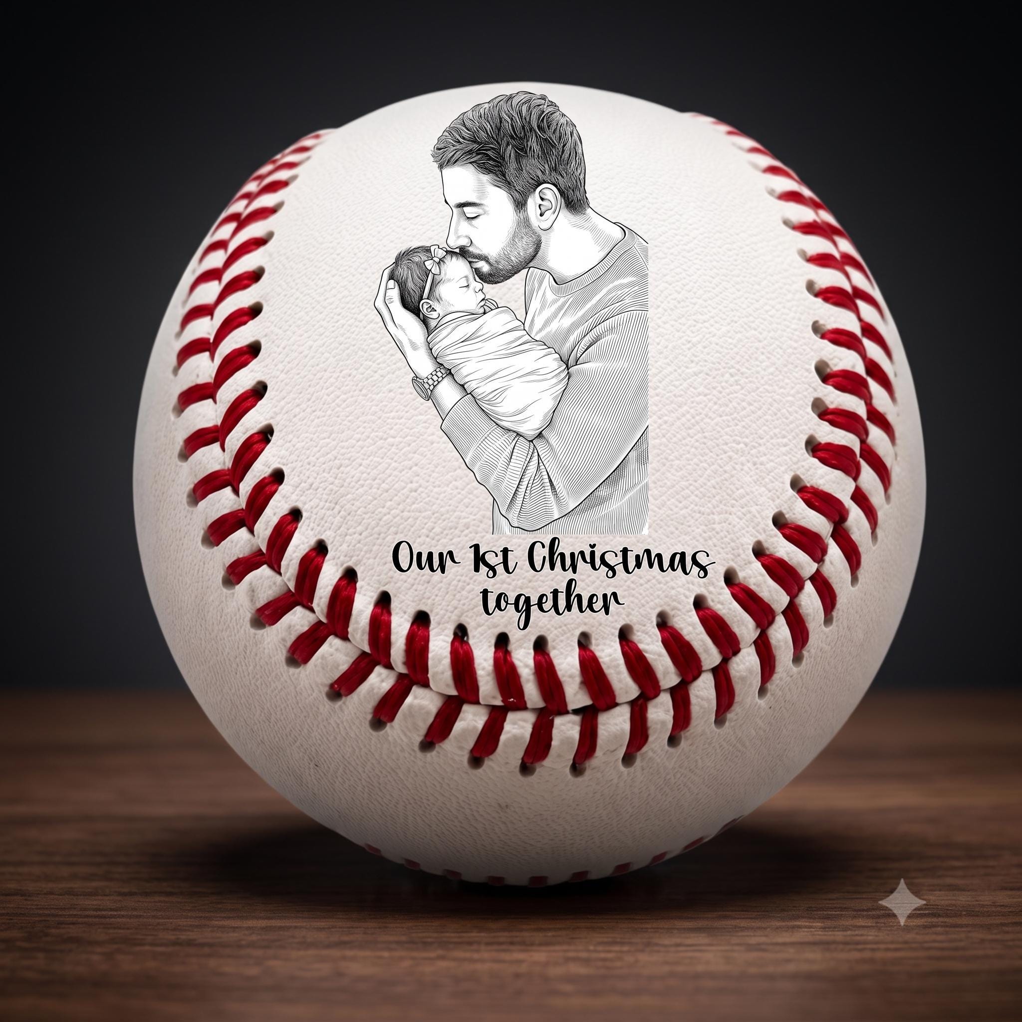 View 3 of Personalized Laser Engraved Baseball