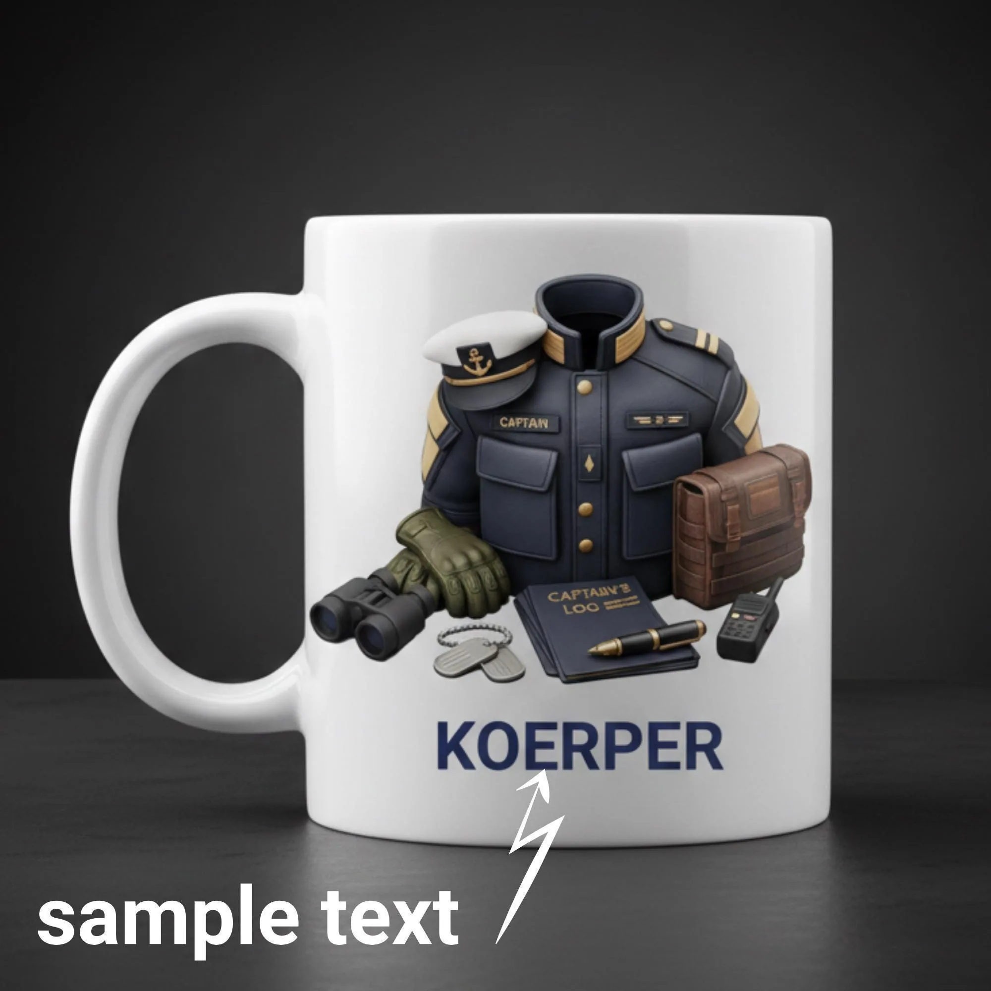 View 3 of Personalized Leader's Tribute Mug