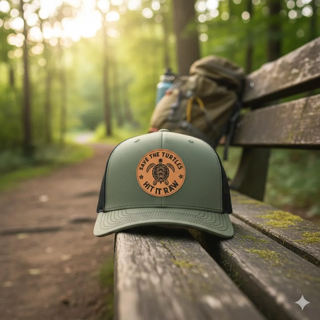 View 6 of Save The Turtles Trucker Hat