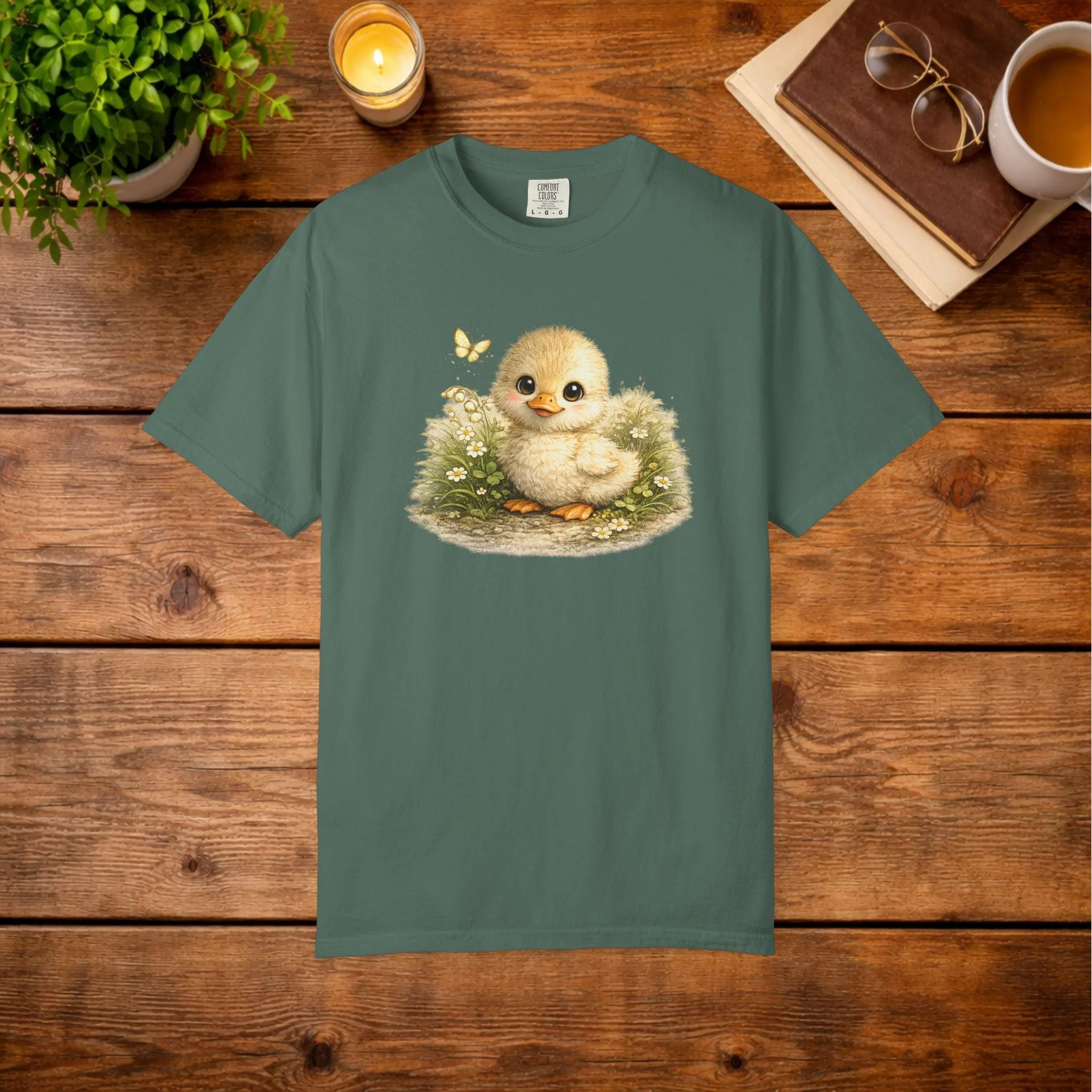 View 6 of Vintage Chick Illustration T-shirt