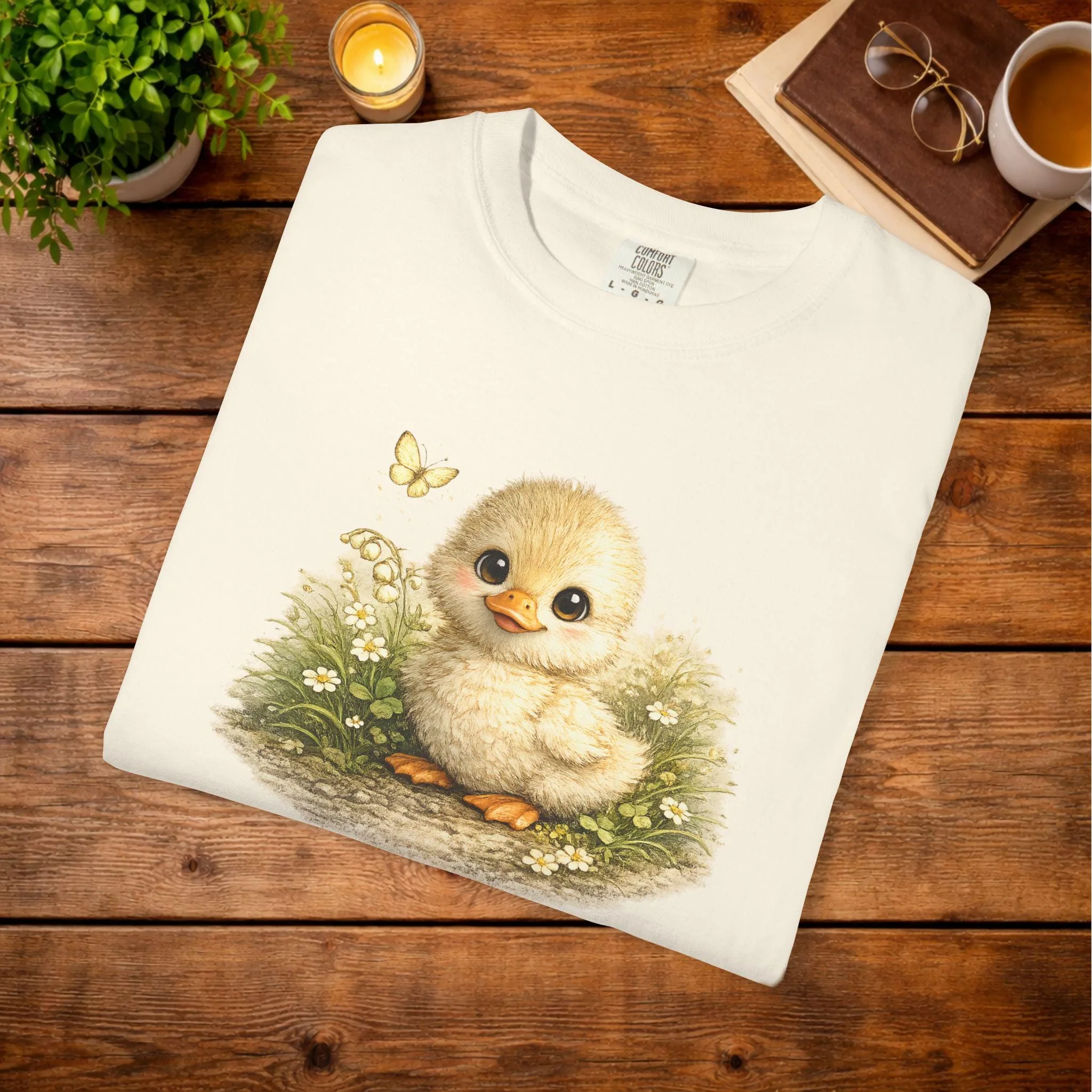 Vintage Chick Illustration T-shirt
